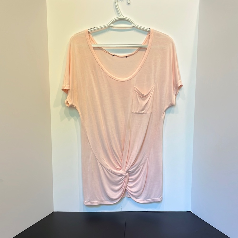 Venus pink short sleeve top